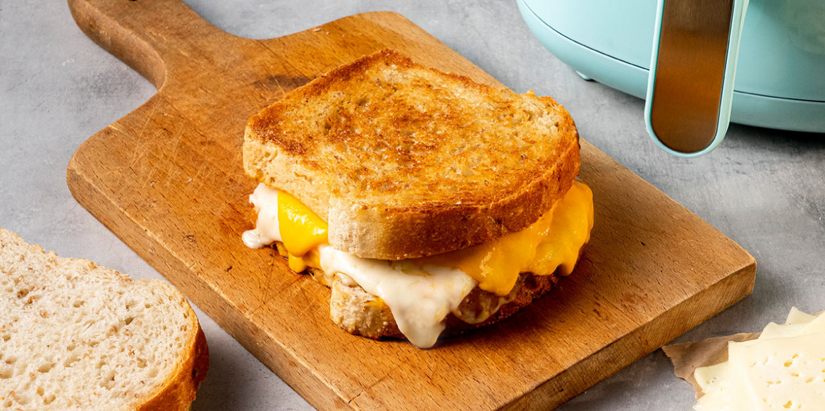 Air fryer grilled cheese sandwiches